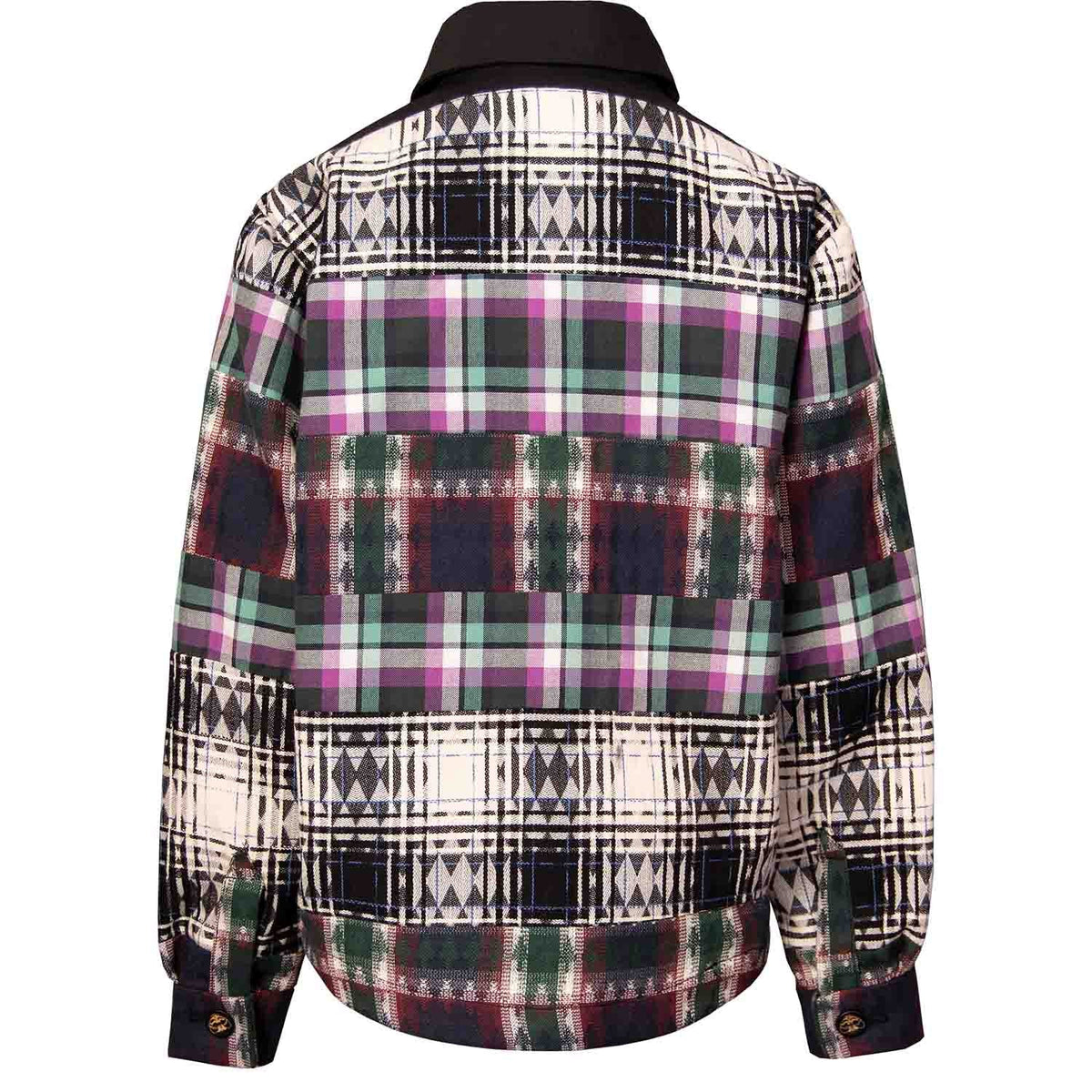 Mixed Tartan Plaid Shirt - Cityz Atelier lumiere