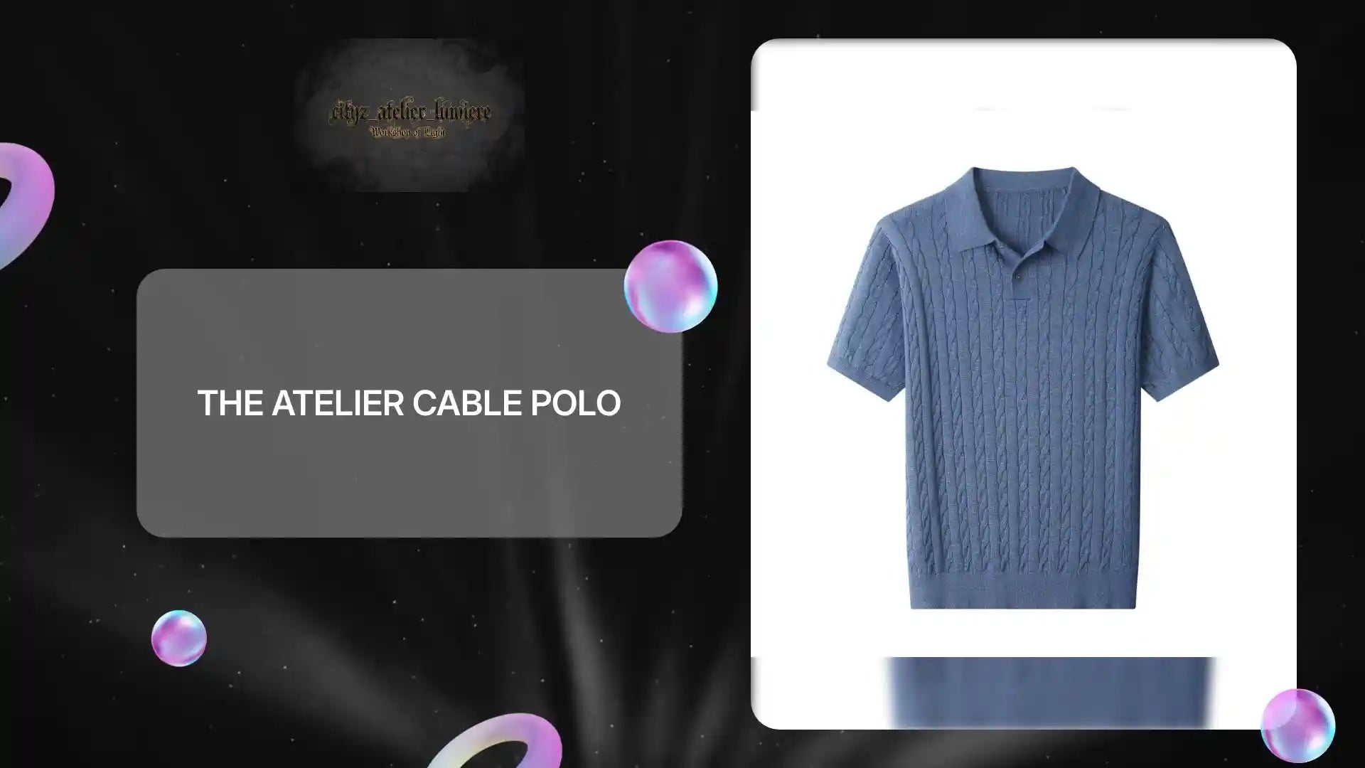The Atelier Cable Polo by@Outfy