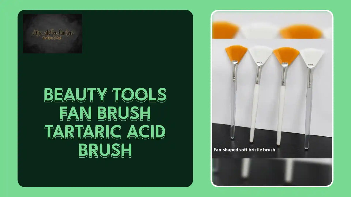 Beauty Tools Fan Brush Tartaric Acid Brush by@Outfy
